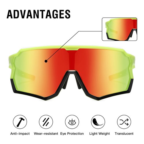 DUCO Cycling Sunglasses Men Women Polarized Sports Sunglasses TR90 Baseball Fishing Sun glasses uv 400 Protection 0035