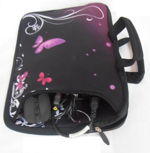 icolor Laptop Shoulder Bag - Neoprene Messenger Briefcase for 14" to 15.6" Laptops | Adjustable Strap