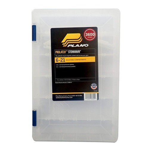 Plano Molding 23600-01 Stowaway with Adjustable Dividers, White (PLA-2360001)