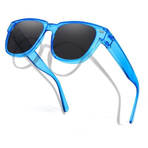 IGnaef Polarized Fit Over Sunglasses to Wear Over Glasses Lightweight TR90 Frame IF1010