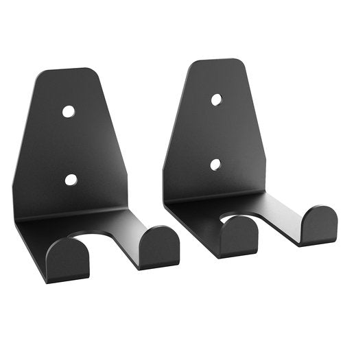 Synergee Wall Mounted Barbell Holder & Gym Accessory Rack Heavy Duty Steel Double Bracket Kit