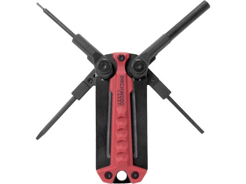 BIRCHWOOD CASEY Gun Multi-Tool | Durable Versatile Compact Gunsmithing 4-in-1 Tool Compatible with Glock | Hex Driver, 3 Mm Pin Punch, .050" Allen Wrench & Flat Blade Screwdriver Included