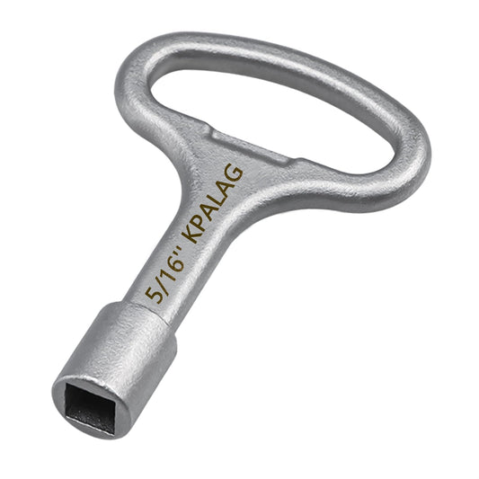 KPALAG Upgraded Stainless Steel 5/16'' Square Hydrant Key, Sillcock Water Key, Shut Off tool for Wall Hydrant Water Spigot and Outdoor Hose Faucet Valve, Replace# 80132