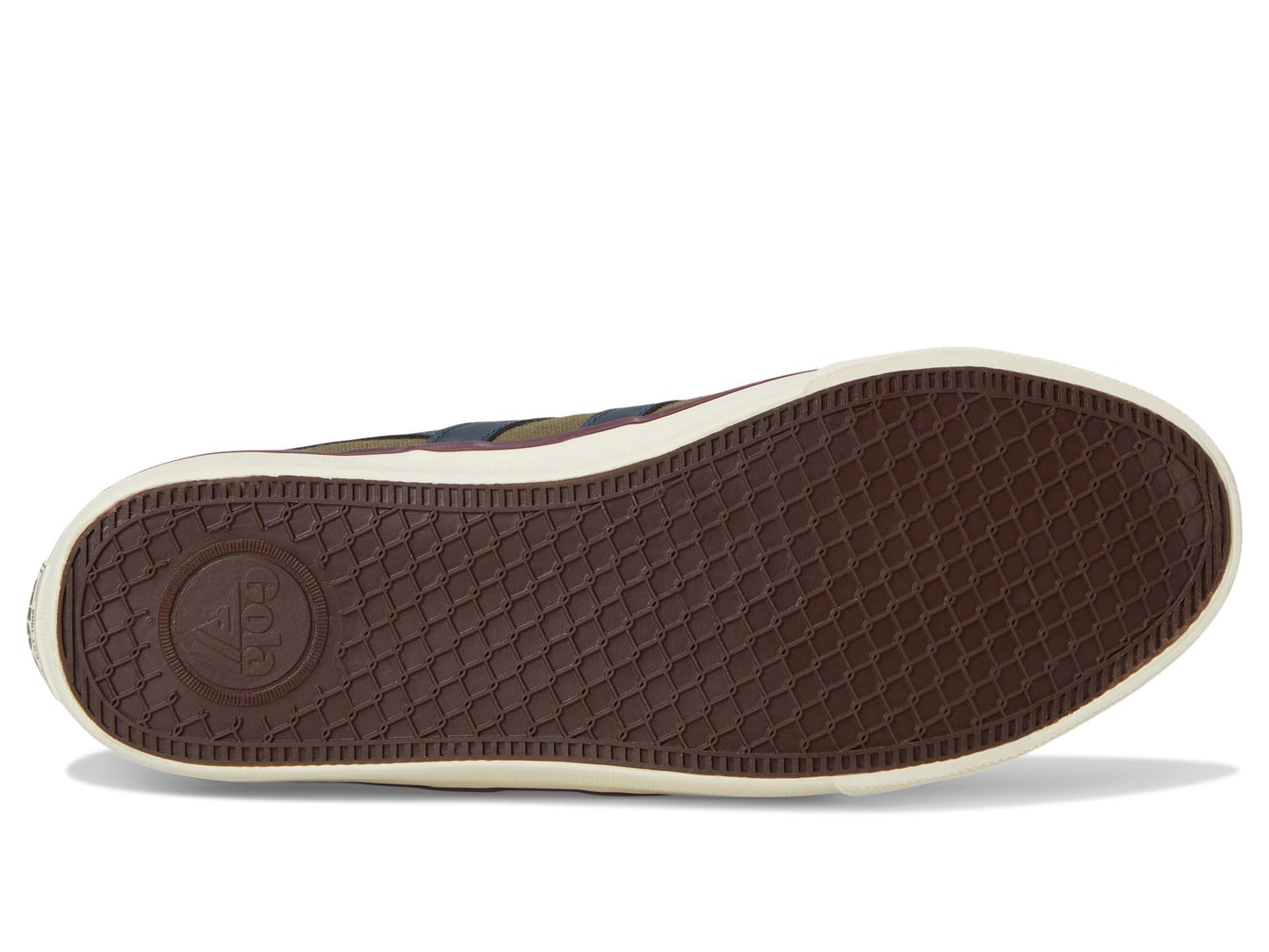 Gola Men's Comet Khaki/Navy/Burgundy 7 M