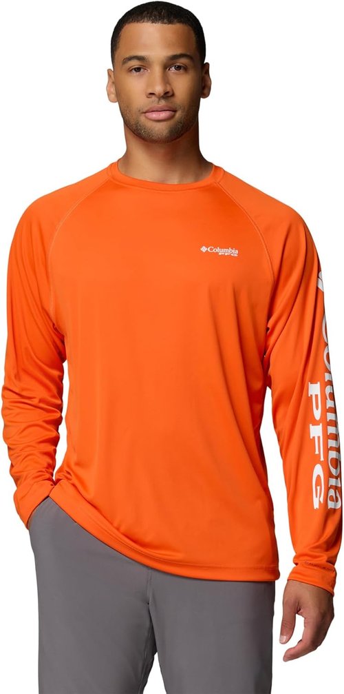 Columbia Men's PFG Terminal Tackle Long Sleeve Shirt - Quick-Dry Fabric | Lightweight & Comfortable