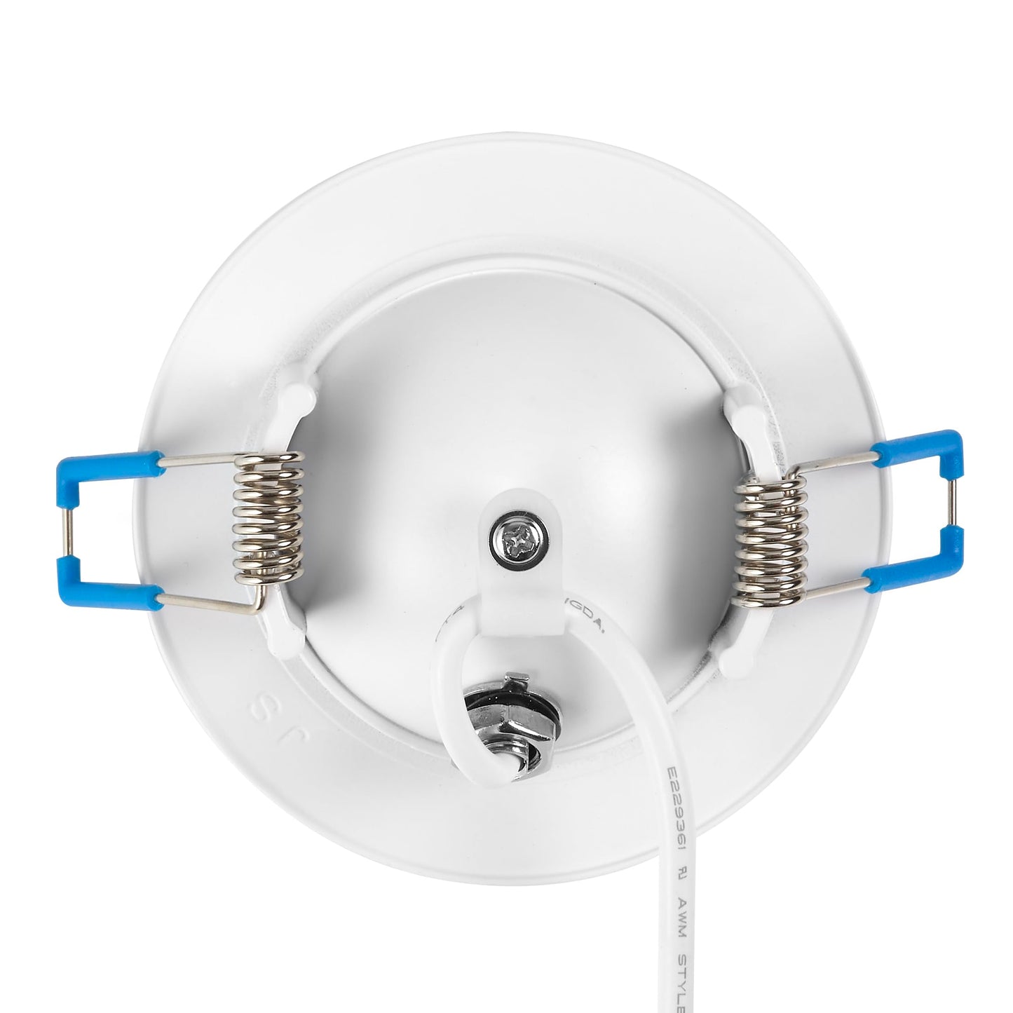 Maxxima 2 in. Rotatable Ultra-Thin Recessed LED Floating Gimbal Downlight, 400 Lumens, 5 CCT Selectable 2700K/3000K/3500K/4000K/5000K, Dimmable, 90 CRI, IC Rated, Canless, Junction Box Included