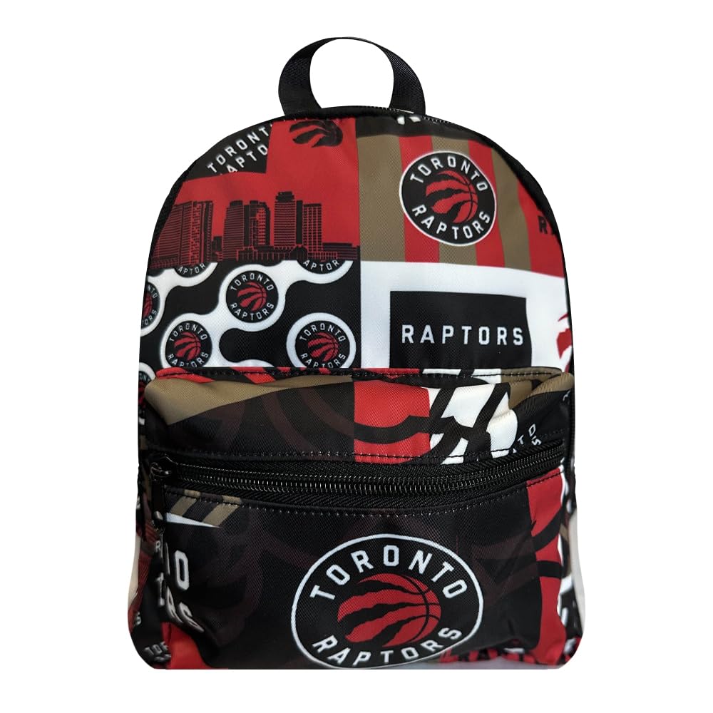 Pro Specialties Group Toronto Raptors Mini Backpack TM1850 Compact, Durable, and Stylish Bag for Everyday Use For adult