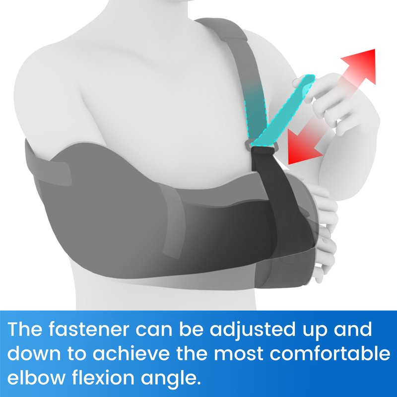 Velpeau Kids Arm Sling Shoulder Immobilizer with Waist Strap, Ventilated & Breathable Design, Arm Support Brace for Children, Boys, Girls (Kids Mesh Version-Left Hand, X-Small)