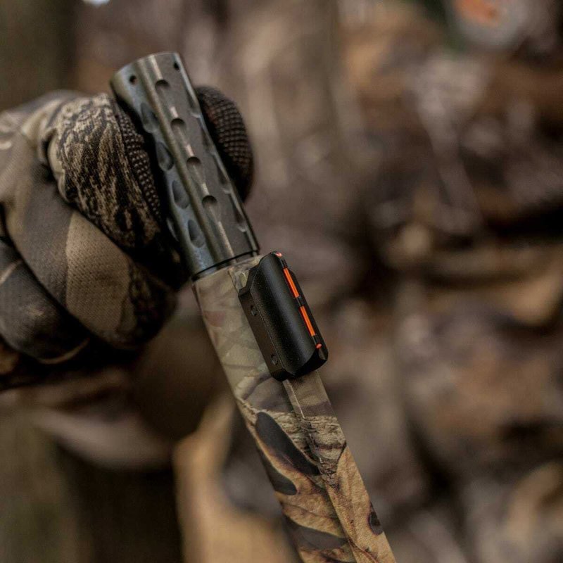 TRUGLO TruPoint Xtreme Universal Shotgun Sights with Luminescent Alignment Level and Elevation Ramp for Ribbed Shotgun