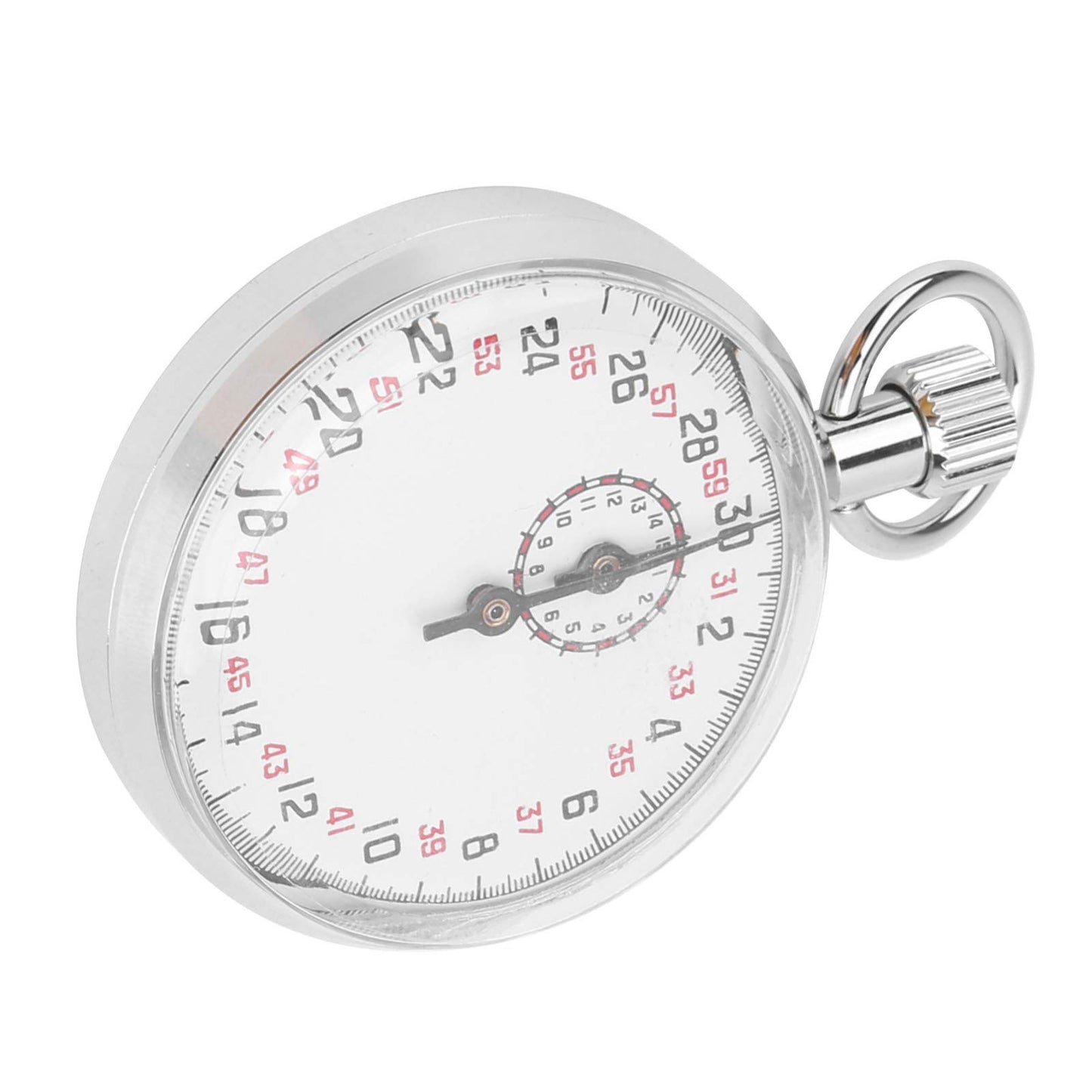 Mechanical Stop Watch, Handheld Sports Chronograph Alarm Mechanical Stopwatch Running Timer for Sports,Competitions,Games,Physics Teaching Equipment