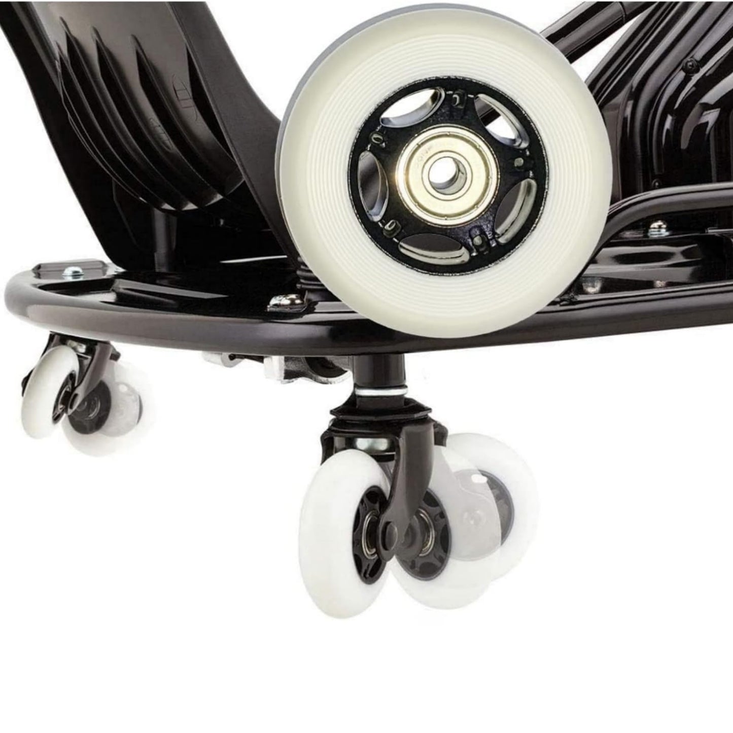 Durable and Thick Wheels 76mm x 30mm for Shift [V1+]/Crazy Cart [V7+] and Crazy Cart XL [V3+] - Set of 2 Premium Replacement Wheels，parts W25143401048-Replace reliable parts for Krazy Kart.