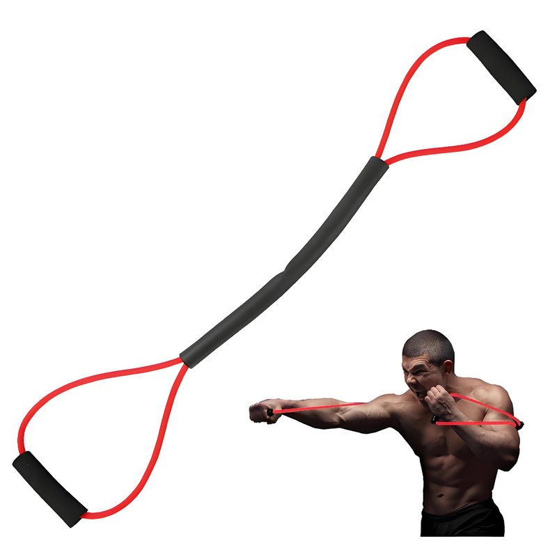 𝐇𝐀𝐍𝐒𝐘𝐃𝐎𝐍𝐍𝐘 Boxing Resistance Bands for Explosive Strength and Speed Training - Enhance Your Boxing Skills Anywhere, Anytime (Red 20LB)