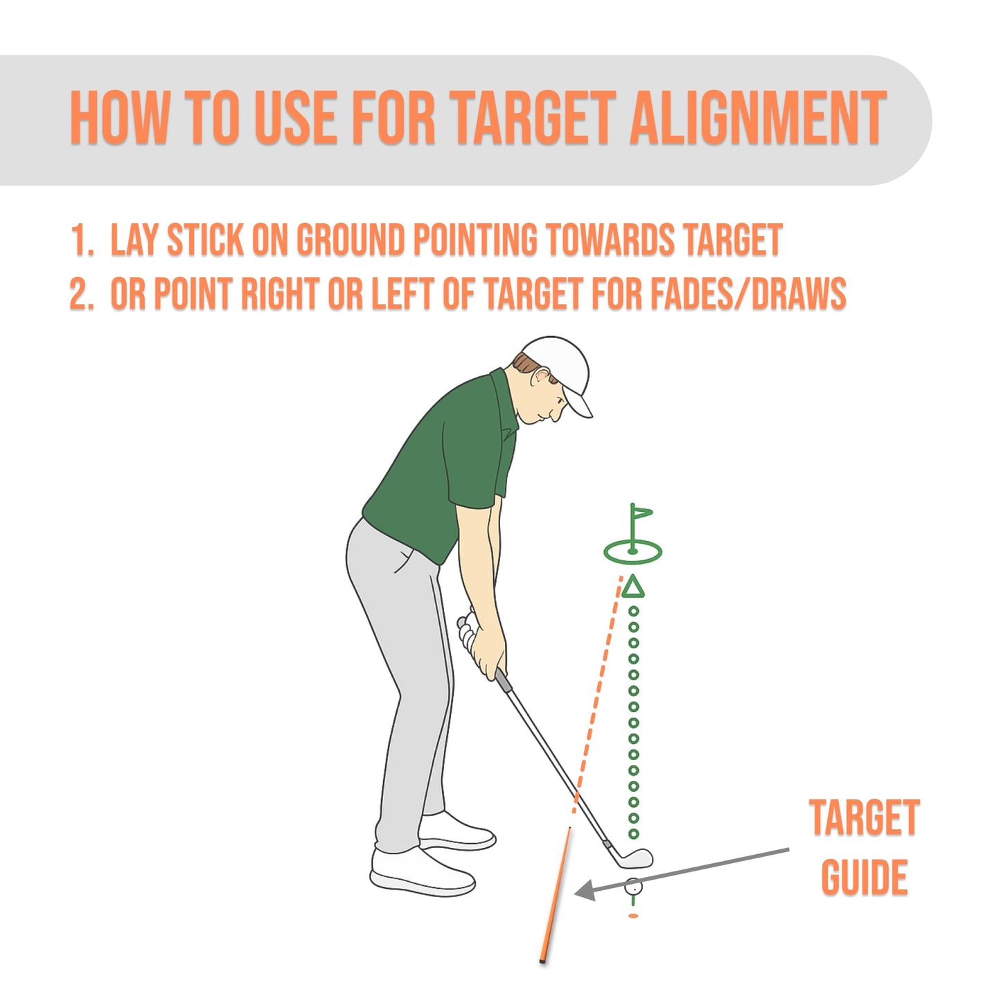 Elevate & Co. Golf Alignment Sticks – 36” Training Aid with Ball Placement Lines, 3 in 1 Trainer | Improve Posture & Perfect Swing Accuracy