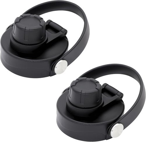 Hydro Flask Spout Lid - Replacement Chug Lid for Wide Mouth Water Bottles | Fits 18-64 oz (Black)
