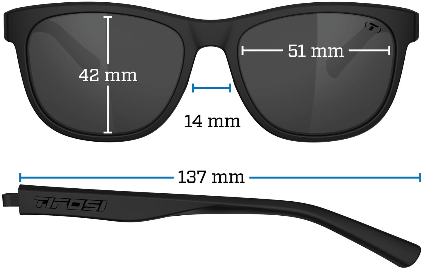 Tifosi Optics Swank Sunglasses (Satin Black)