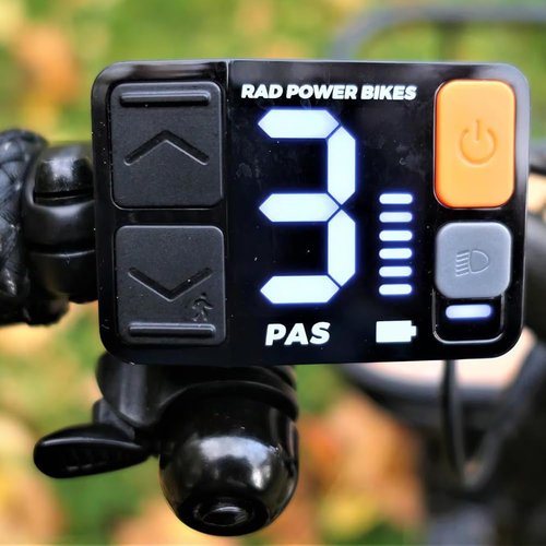 NULKOMMA Rad Power LCD Display Meter 48V Ebike Speed Control Screen Panel with Waterproof 5-pin Male Connector
