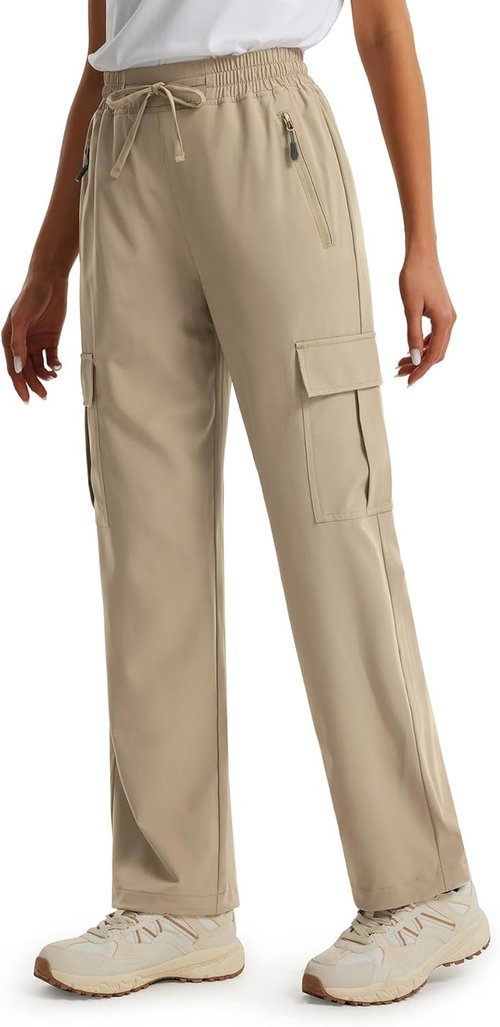 Libin Women's Hiking Pants - Lightweight Quick-Dry Cargo for Casual Work & Travel | Petite/Regular/Tall Sizes