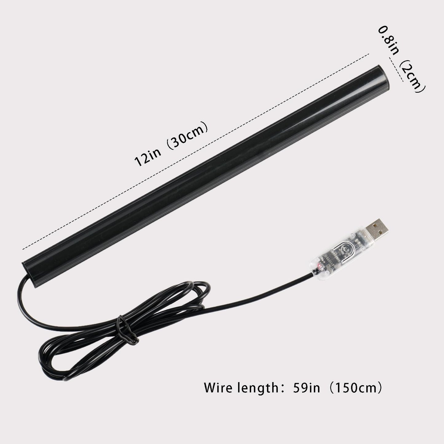 Generic RGB LED Monitor Light Bar, USB Powered, RGB Mode Change Controller, Gaming Atmosphere Light, Under The Table, Computer Accessories, Room, Hand Display