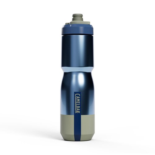 CamelBak Podium Steel Insulated Bike Water Bottle Mercury Deep Sea, 22oz