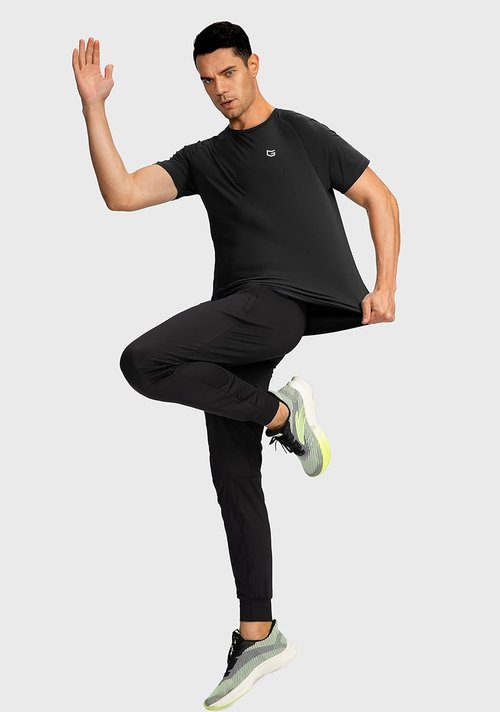 G Gradual Men's Quick Dry Workout T-Shirt - Lightweight Short Sleeve Gym Tee for Running & Hiking