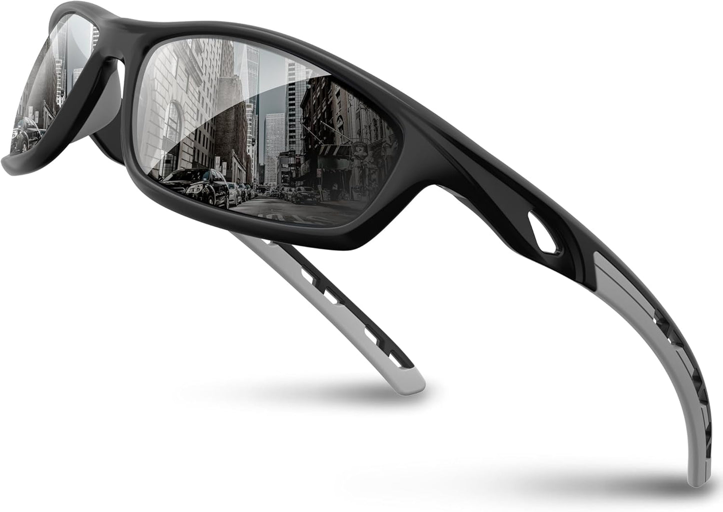 RIVBOS Polarized Sunglasses for Men & Women - UV Protection Sports Shades | Ideal for Fishing & Cycling RB833