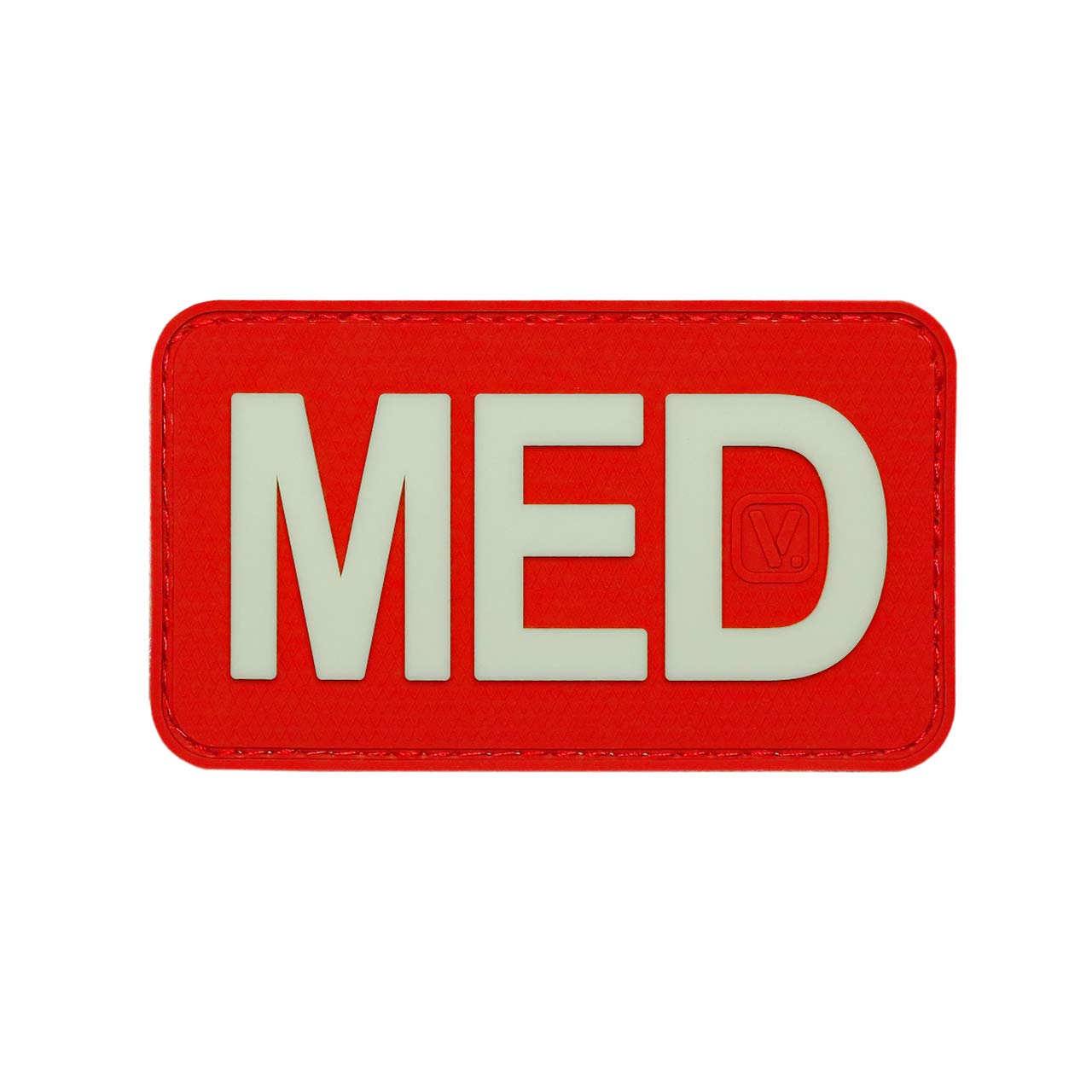 MED Medical 'Super-Lumen' Glow-in-The-Dark Patch (Red)