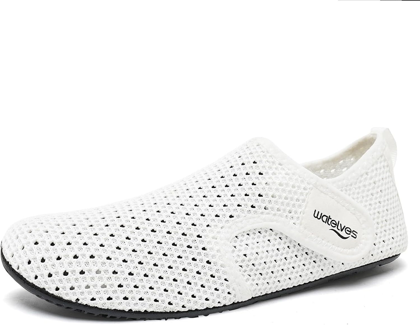 WateLves Water Shoes - Quick Dry Aqua Socks for Men & Women | Adjustable Barefoot Swim Slippers