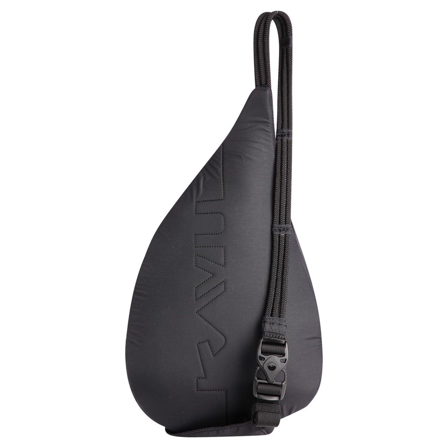 KAVU Mini Rope Sack Sling Crossbody Backpack, Blackout