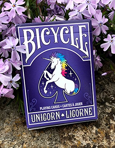 Unicorn Playing Cards - Bicycle Deck with Themed Design