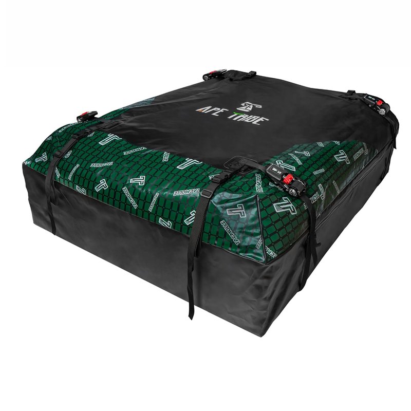 Soft Shell Car Rooftop Cargo Carrier 21 Cubic Feet Waterproof Car Roof Top Bag Roof Rack Luggage Cargo Storage for Universal Vehicles with/Without Rack Include Tie-Down Straps