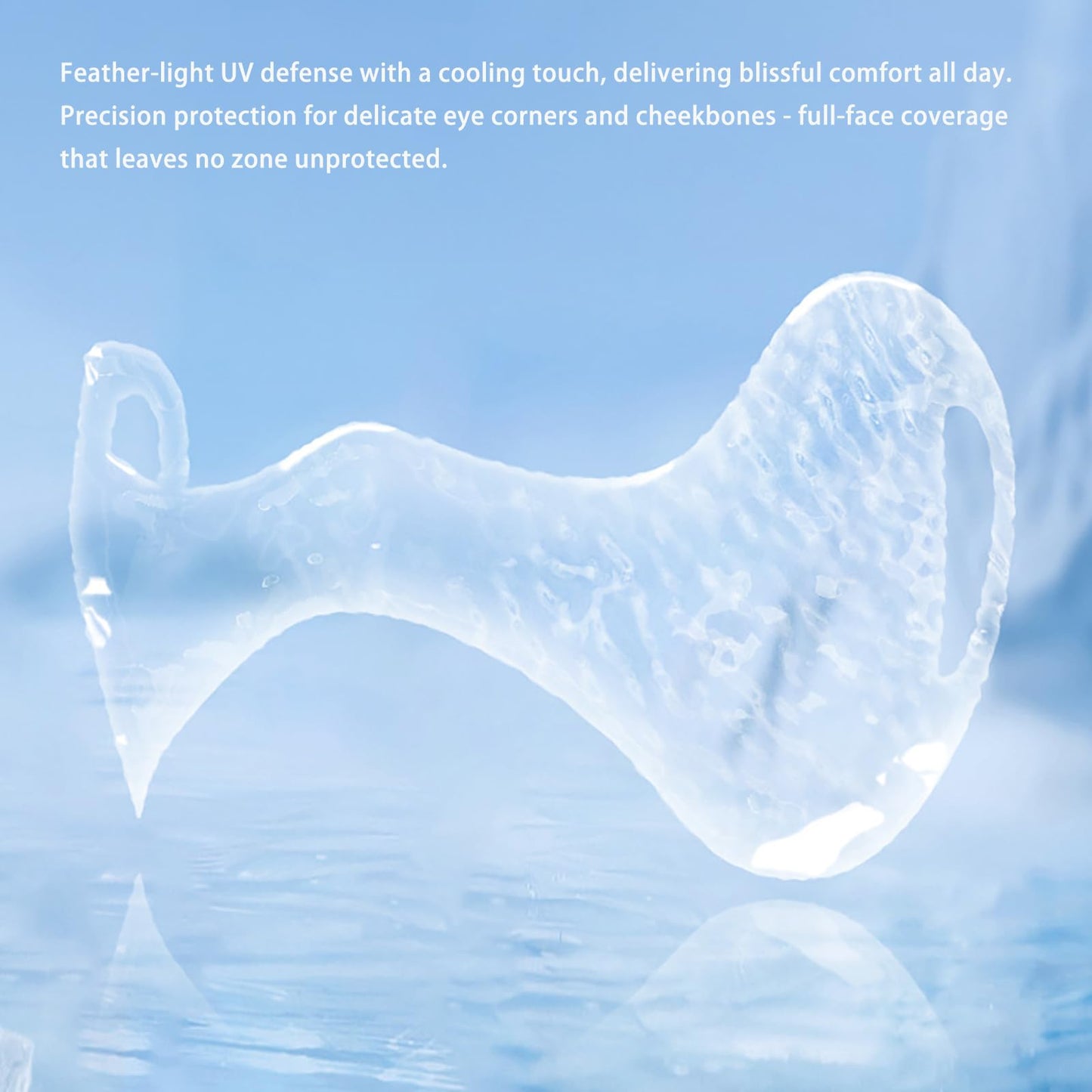 LKMUPNR UPF50+ Face Mask,Face Sun Screen,Cooling Half Mask for Outdoor Sports,Breathable High SPF Sunscreen Protection