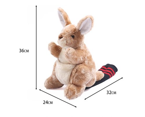 Funny Cartoon Kangaroo Golf Club Head Covers Animal Golf Club Headcovers for Driver Headcover Golf Head Accessory