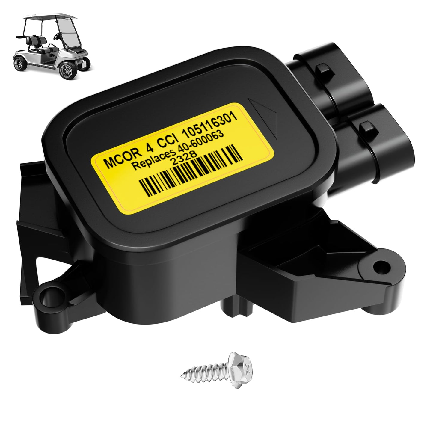 DRIVE UP Club Car MCOR 4, Golf Cart MCOR 4 Conversion Throttle Potentiometer Fits for Club Car Precedent, DS, Carryall, Tempo Golf Carts, OEM# AM293101, 105116301