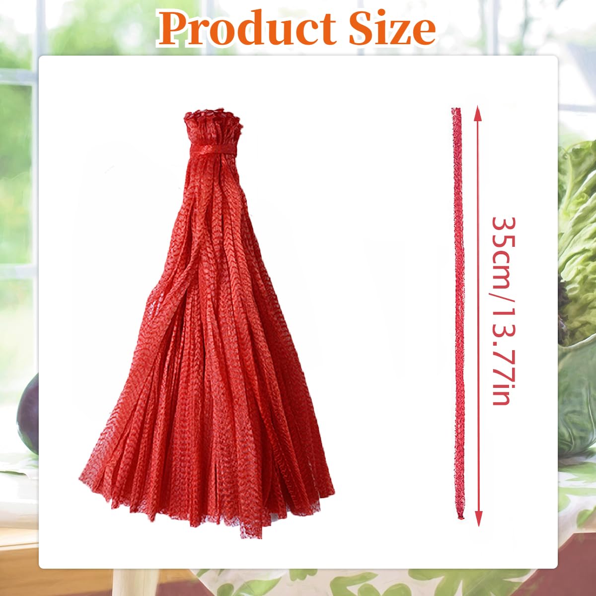 Reusable Produce Bags,Mesh Bag,Produce Bags Seafood Boiling Bags Onions Fresh Bag for Crab Clam Shellfish Crawfish Cooking Fruit Vegetable Produce Packaging Supplies 100pcs