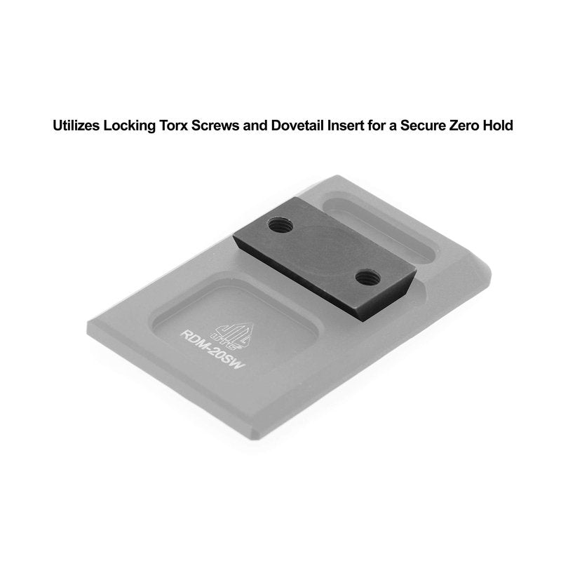 UTG Super Slim RDM20 Mount for Rear Sight Dovetail, S&W M&P , Black