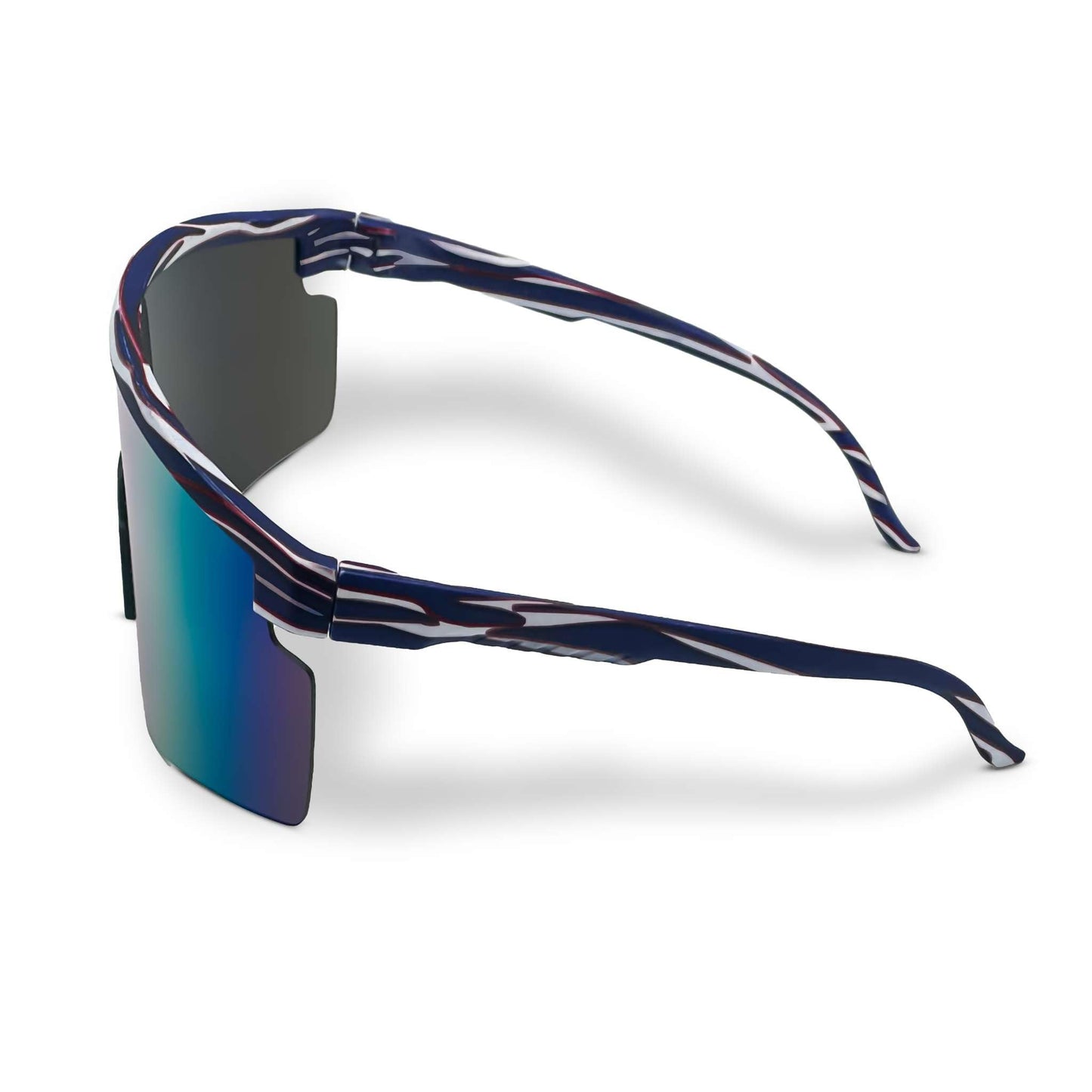 Let’s Go Buffalo Sports Sunglasses - Polarized Cycling Glasses for Men and Women, UV400 Protection, Lightweight and Durable for Running, Fishing, Driving, Baseball, Golf and Outdoor Sports - (Buffalo)