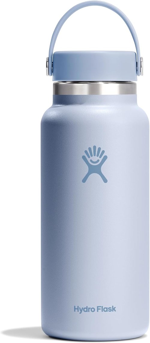 Hydro Flask Water Bottle - Insulated Stainless Steel, Leakproof & Refillable - 32 Oz Surf Blue