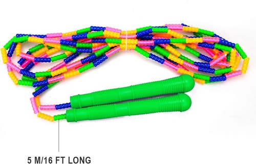 Coolrunner Double Dutch Jump Rope - 16 FT Soft Beaded Skipping Ropes for Kids & Adults | 2 Pack
