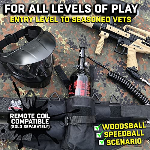 48ci 3000psi HPA Compressed Air Tank for Paintball & Airsoft - Refillable