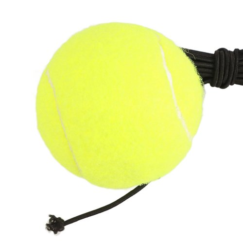 Luatoxry Tennis Trainer Rebound Ball, 75g Garage Tennis Ball Parking Aid with 3.65m Elastic String, Self Learning Tether Tennis for Beginners and Intermediate Players, 1Pcs