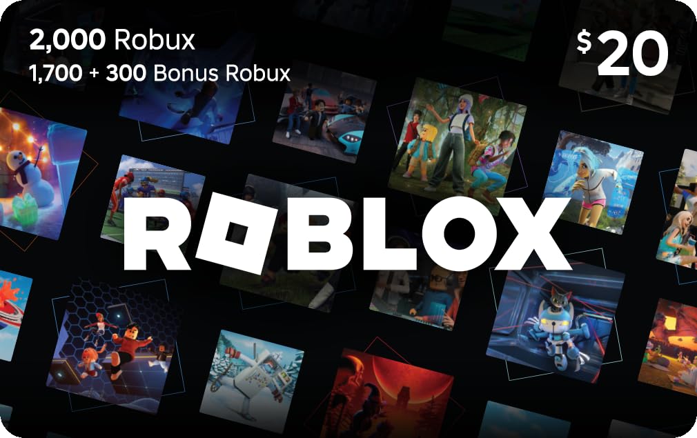 Roblox Digital Gift Card - 2,000 Robux [Includes Exclusive Virtual Item] [Digital Code]