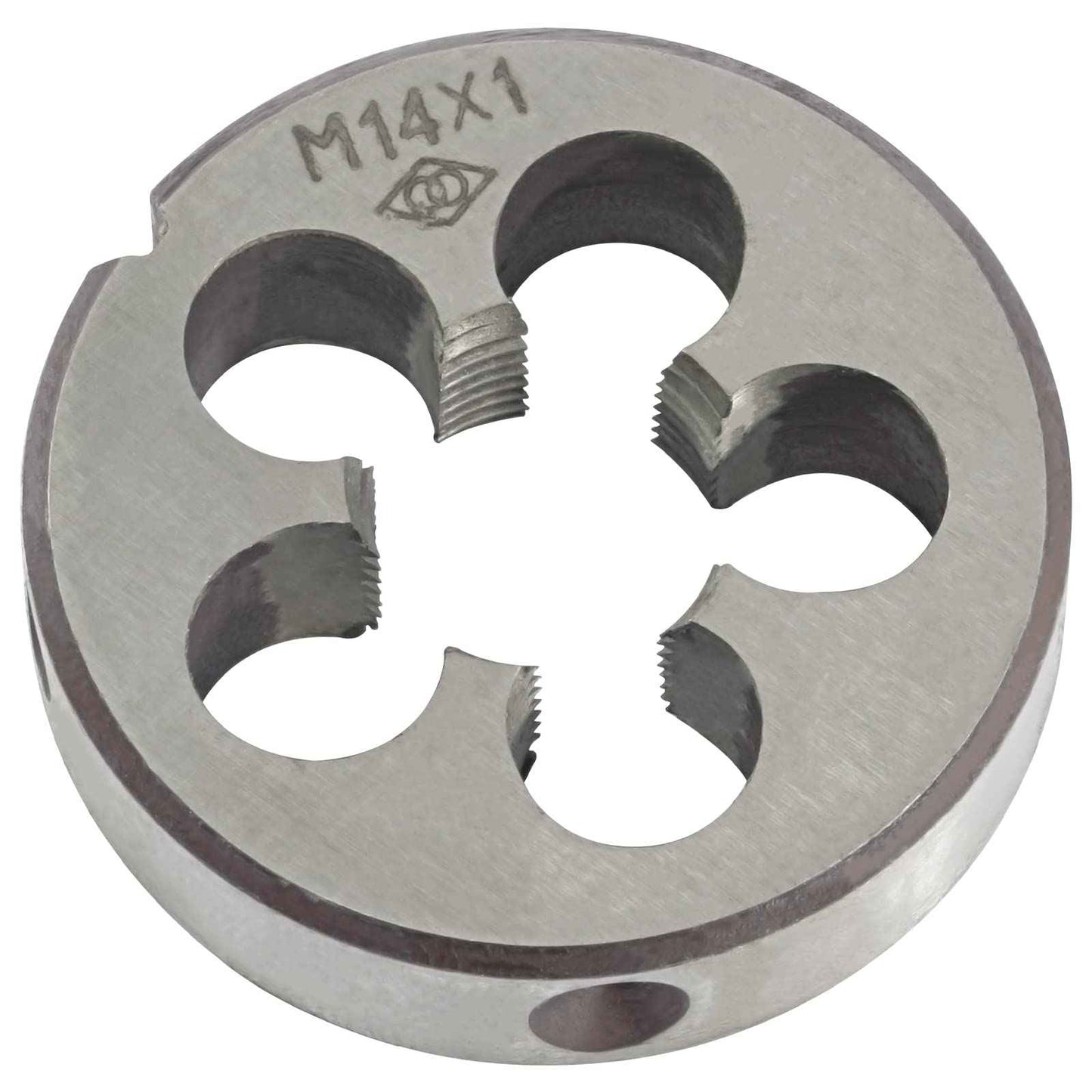 Aceteel M14 x 1.0 Metric Tap and Die Set, M14 X 1mm HSS Machine Thread Tap and M14 X 1mm Alloy Tool Steel Round Thread Die Right Hand