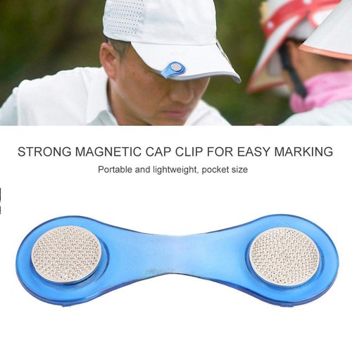 Demeras Multifunctional Golf Clip Hat Clamp Magnetic Ball Marker Outdoor Sports Accessory