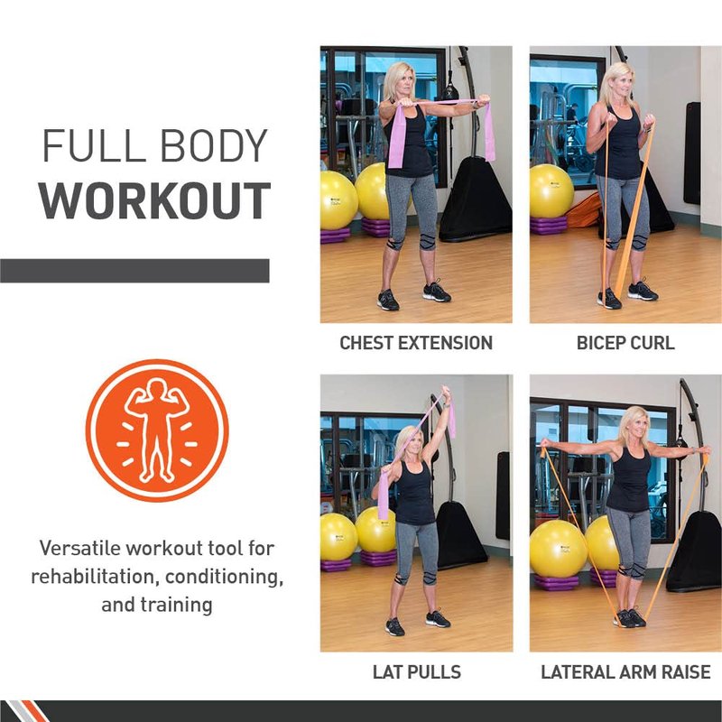 Body Sport Exercise Bands - Resistance Bands in 50 yard Rolls for Fitness, Stretching, or Physical Therapy - Special Heavy Resistance - Black