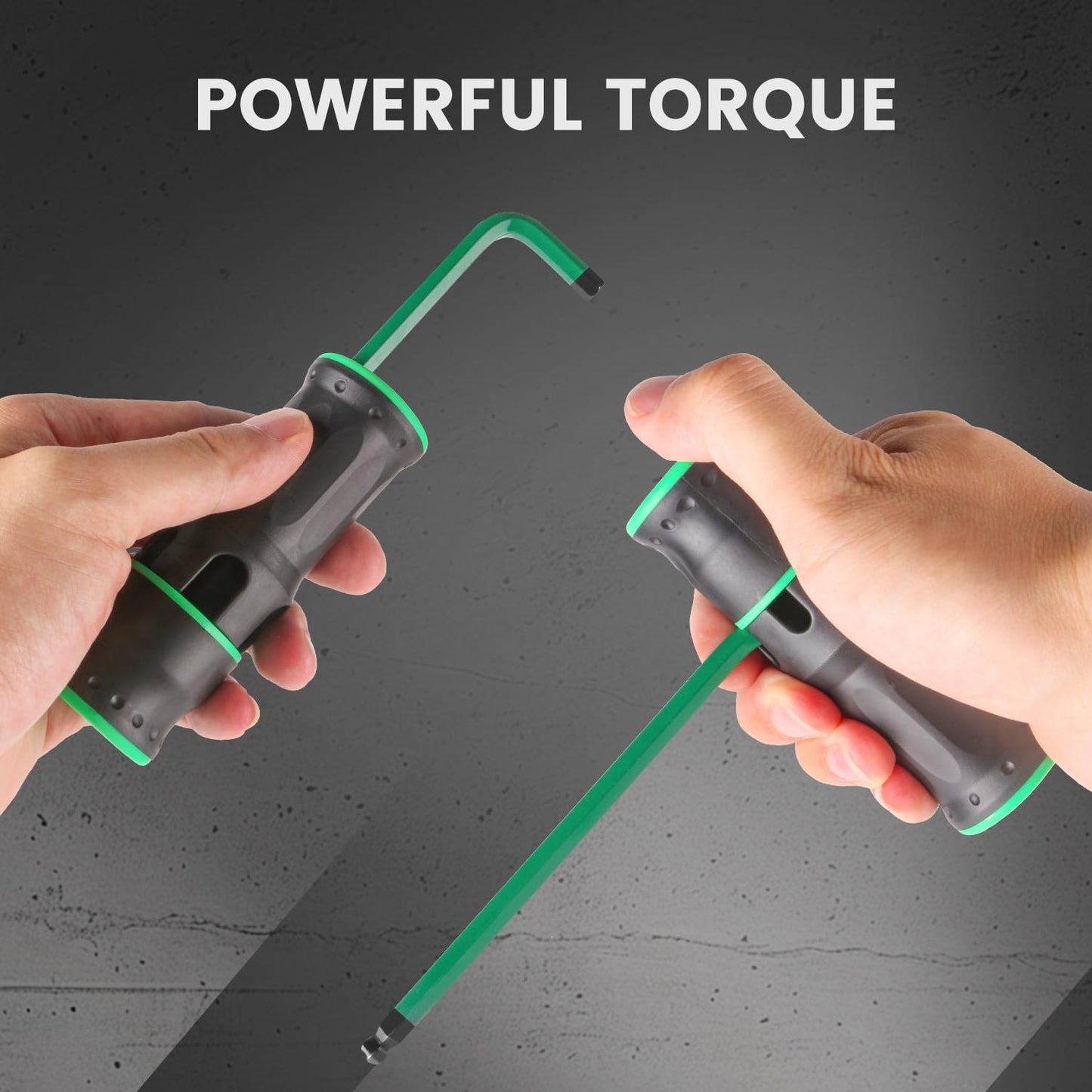 GURADESIGN 19-Piece Allen Wrenches Set, Hex Key Set,Metric and SAE Allen Key Set Extra Long with Ball End T-Handle, MM(1.5mm-10mm),SAE(5/64"-3/8") Chrome Vanadium Steel