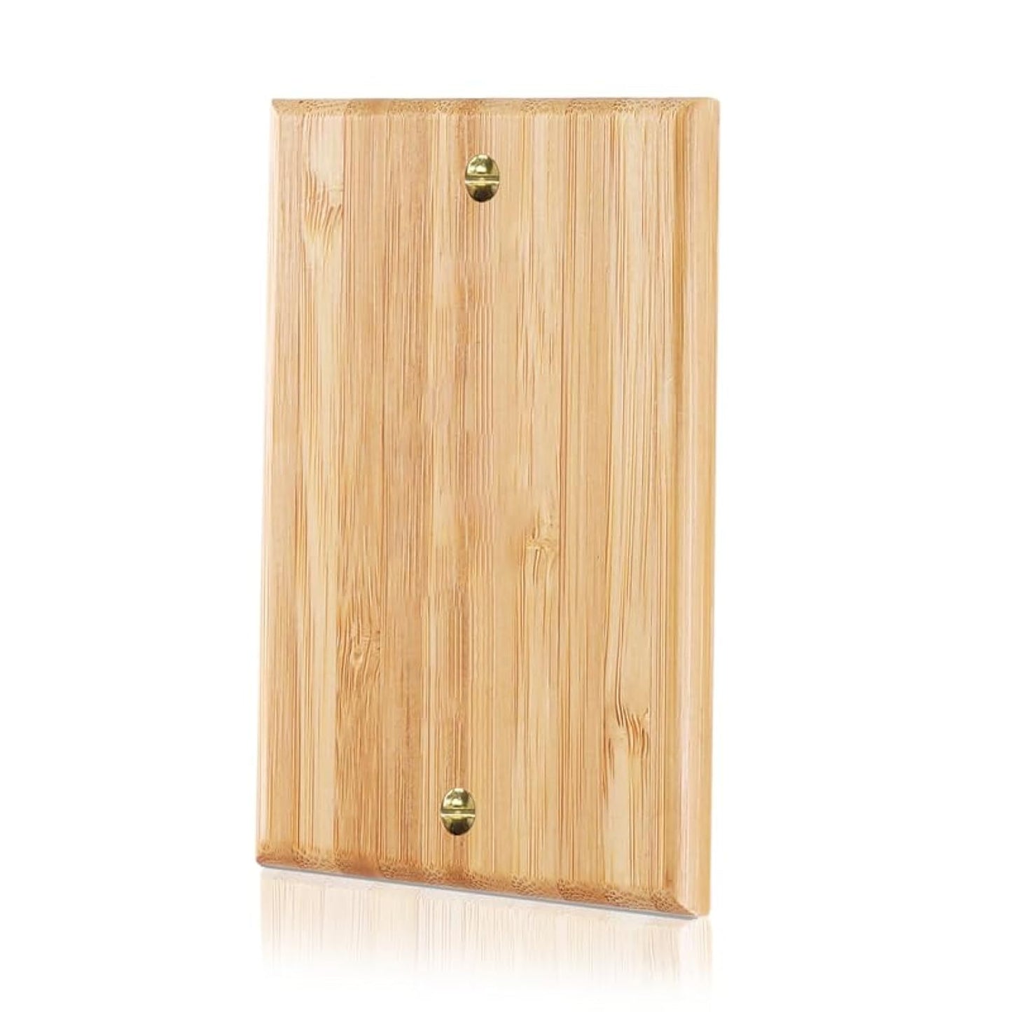 1PC Solid Wood Light Switch Plate Blank Wall Plate Light Switch Cover Quality Raw Wooden Switch Plate Decorative Wall Plate Bamboo Single Toggle