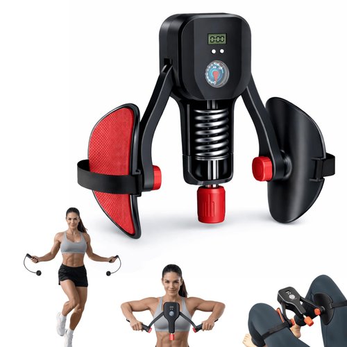 Thigh Exerciser & KEGEL Trainer,176LB Adjustable Pelvic Floor Workout Equipment,Inner Thigh Toner for Women & Men,Home Fitness for Living Room,Bedroom OR Office