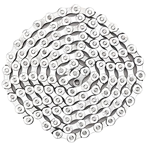 6/7/8 Speed Bicycle Chain - Durable Silver Replacement