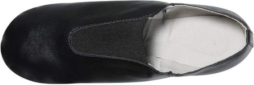 Linodes PU Leather Jazz Dance Shoes - Slip-On Style with Elastic for Kids | Toddler to Big Kid Sizes