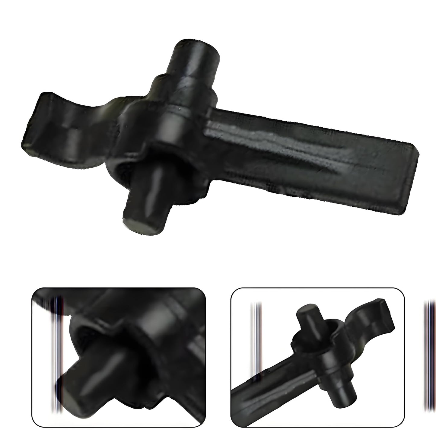 90605748 Leaf Blower Attachment Parts tube clips For dewalt part DCBL720 DCBL722 DCBL770 DCBL790 Series, Black, 2-Pack